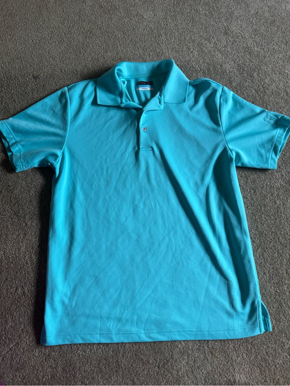 PGA Tour Bright Turquoise Men's Polo